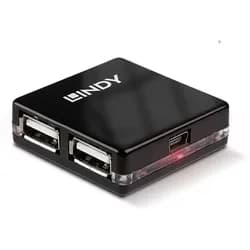 LINDY 42742 - USB 2.0 4-Port Hub, Mini