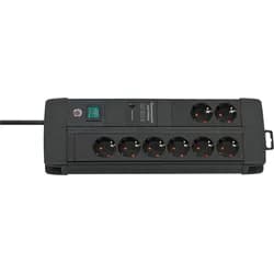 Brennenstuhl Premium-Line Steckdosenleiste 8-fach Duo 3m schwarz