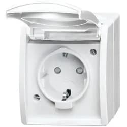Busch-Jaeger Steckdose m.Klappdeckel 20 EBW-54