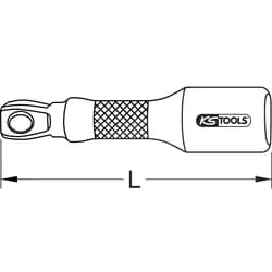 KS Tools 1/2" Kipp-Verlängerung, 500mm