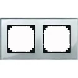 Merten Rahmen Glas 2f.diam/si 489260