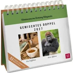 groh Verlag Tischkalender Postkartenkalender 2027: Gemischtes Doppel