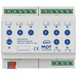 MDT technologies Schaltaktor 8-fach 6TE AKS-0810.03
