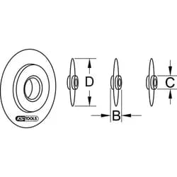 KS Tools 1045054 Cutting wheel