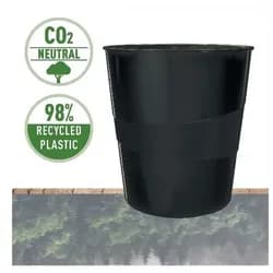 Recycle Papierkorb, Schwarz