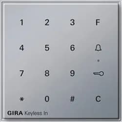 Gira Code Tastatur alu 260565