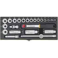 Proxxon 24 Pack Steckschlüssel-Satz 3/8 inch CrV