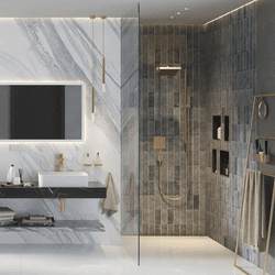 hansgrohe Brausearm 390mm, brushed bronze