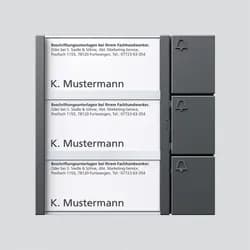 Siedle&Söhne Tasten-Modul TM 612-3 DG