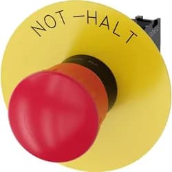 Em stop mushroom pushbutton 40mm red