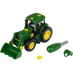 Theo Klein Spielzeug-Traktor John Deere mit Frontlader und Gewicht bunt