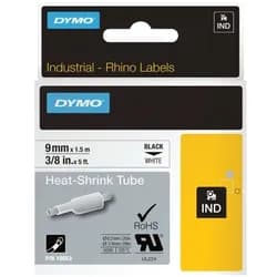 DYMO Heißschrumpfschlauch 18053 9mm weiß