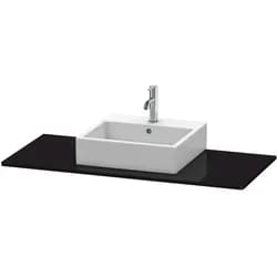 Duravit Konsole „XSquare“ in Schwarz Hochglanz