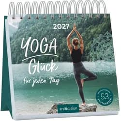 arsEdition Verlag Tischkalender Postkartenkalender Yogaglück für jeden Tag 2027