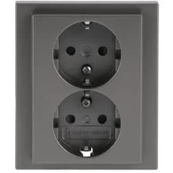 Busch-Jaeger SCHUKO-Doppelsteckdose 202 EUJB-866