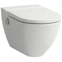 Dusch-WC Laufen Navia 370x380x580 mm spülrandlos LCC weiß