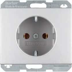Berker SCHUKO-Steckdose Alu 47157003