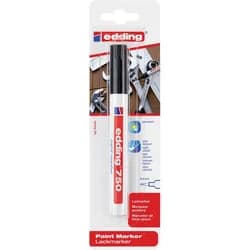 edding 750 Lackmarker schwarz (Blister)