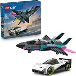LEGO® City Flugzeug vs. Auto 60489
