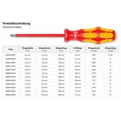 Wera Werk VDE-Schraubendreher 006110