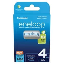 eneloop 4x Akkus Mignon AA 2000 mAh