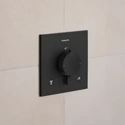 HANSGROHE 33716670 Thermostat UP Ecostat Comfort E - Schwarz