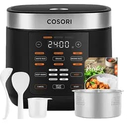 Cosori Multi-Cooker Chef Edition Reiskocher 5 l 970 W Schwarz Silber