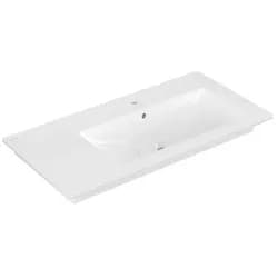 Waschtisch V&B Venticello 1000x500mm, 1 Hahnloch mit Überlauf, weiß