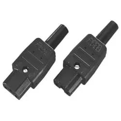 Appliance plug c13 10a/250v black