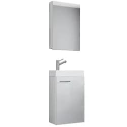 Gästebad Slito 3-tlg. ca. 41 cm Weiß