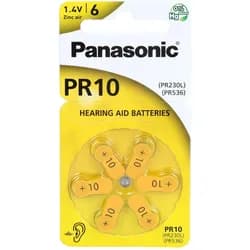 Batterie f. Hörgeräte Panasonic PR 10