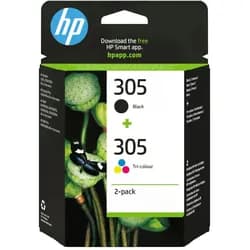 HP 305 schwarz + CMY