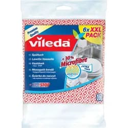 Vileda Spültuch 60 °C waschbar 6 Stück, 34x34 cm