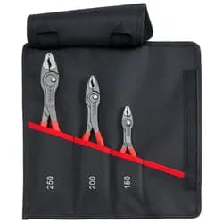 Knipex Zangenset Rolltasche TwinGrip grau|rot