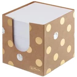 Herlitz Zettelkasten Pure Glam 9x9cm 700Bl mit Deckblatt eingeschweißt