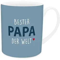 Sheepworld Tasse XL Tasse Becher Tee Kaffeetasse 60cl Geschenk Sheepworld Bester PAPA, Porzellan blau|weiß
