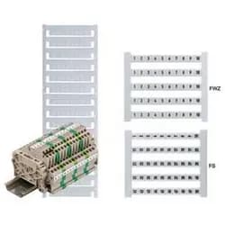 Weidmüller DEK 5 GW + Klemmenmarkierung 5x5mm, "+"