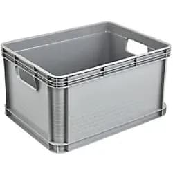 Keeeper - Aufbewahrungsbox Polypropylen 20L Nordgrau 40x30x22 cm - Kollektion Robert