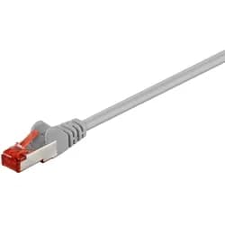 Goobay CAT 6 Patchkabel, S/FTP (PiMF), Grau