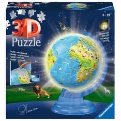 Ravensburger 11274 3D Puzzle Kinderglobus mit Licht deutsch