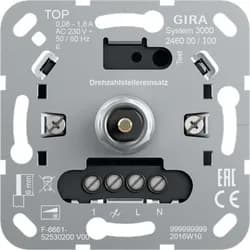 Gira Drehzahlstellereinsatz 246000