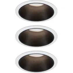 LED-Spot Cole in Schwarz/Weiß max. 3x6,5 W