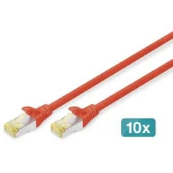 patch cable - 2 m - red - Rot - 2m
