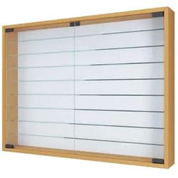 Hängevitrine Mandosa XXL Buchefarben