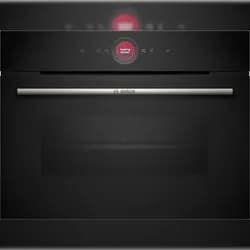 Bosch CBG7341B1, Serie 8, Einbau-Kompaktbackofen, 60 x 45 cm, Schwarz