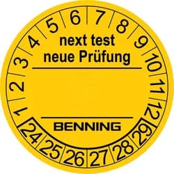 Benning Prüfplaketten 300 St.