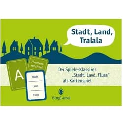 Spiel Stadt, Land, Tralala, "Stadt, Land, Fluss" als Kartenspiel