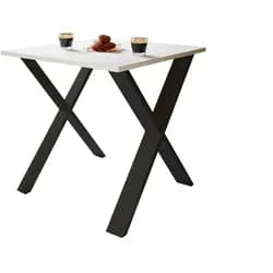 Esstisch Xona Schwarz/Weiß