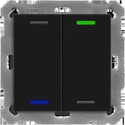 MDT KNX Taster, Schalter + Taster, Schwarz