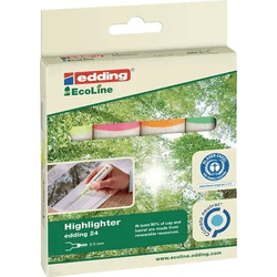 edding EcoLine Textmarker 24, 4er Etui